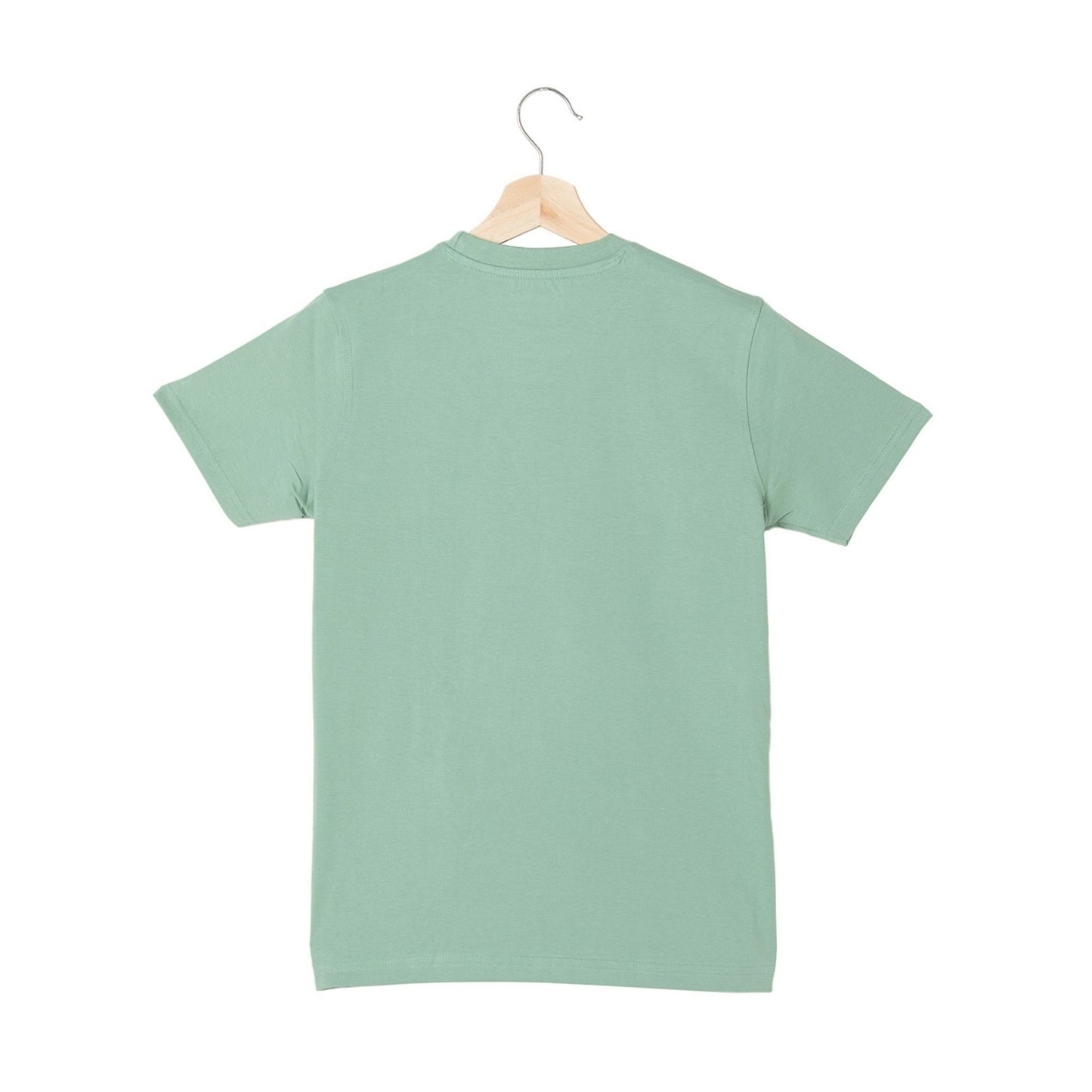 Solid Boys Cotton T-Shirt (Green)