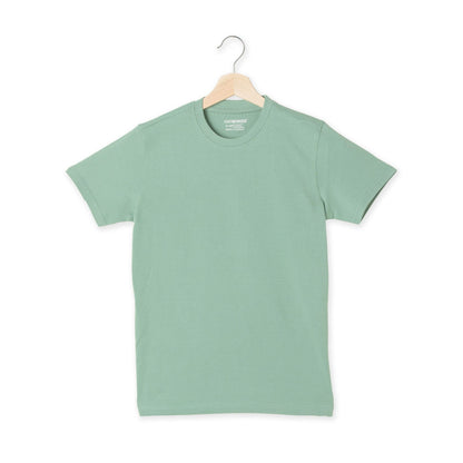 Solid Boys Cotton T-Shirt (Green)