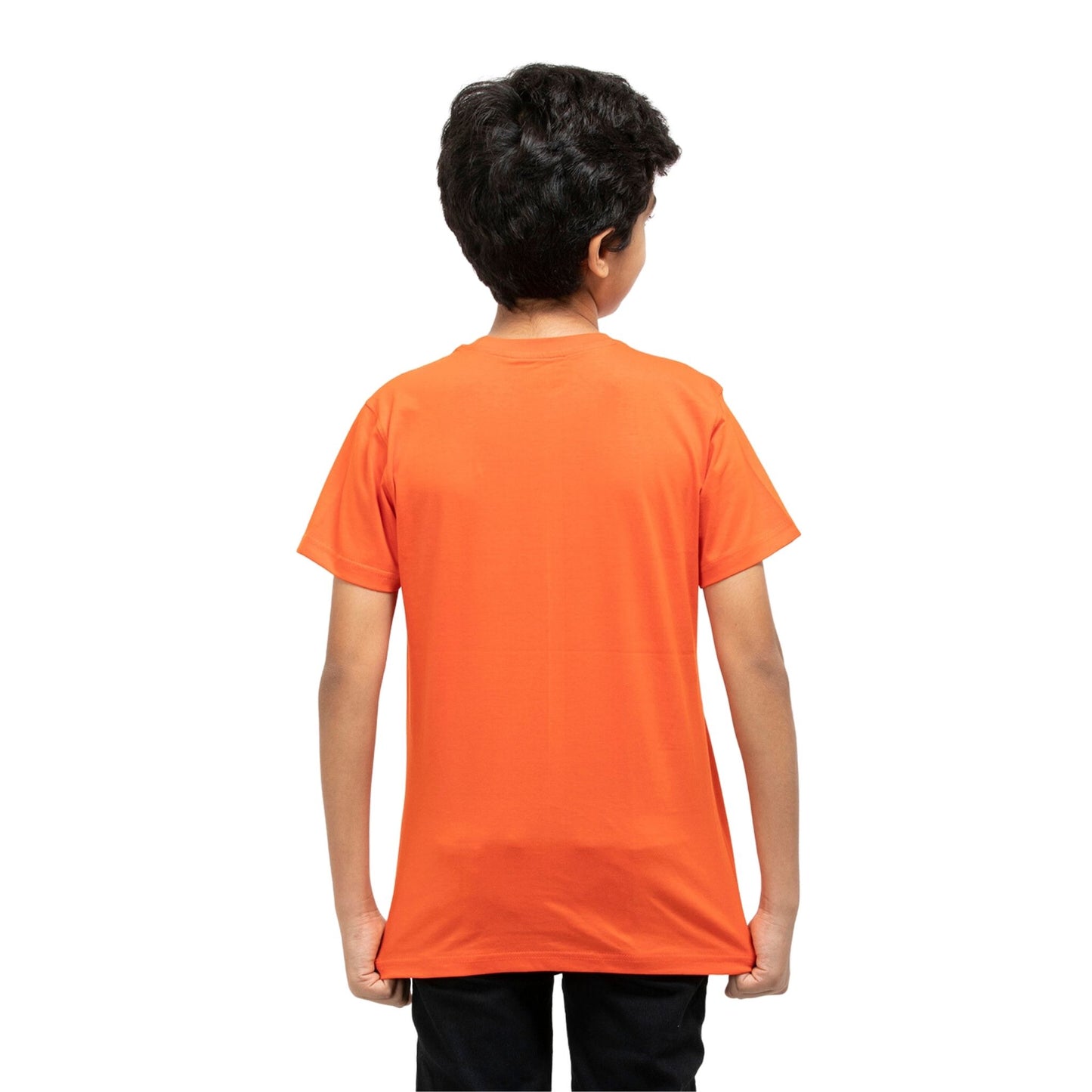 C'Mon Splash Print Boys Cotton T-Shirt (Red)