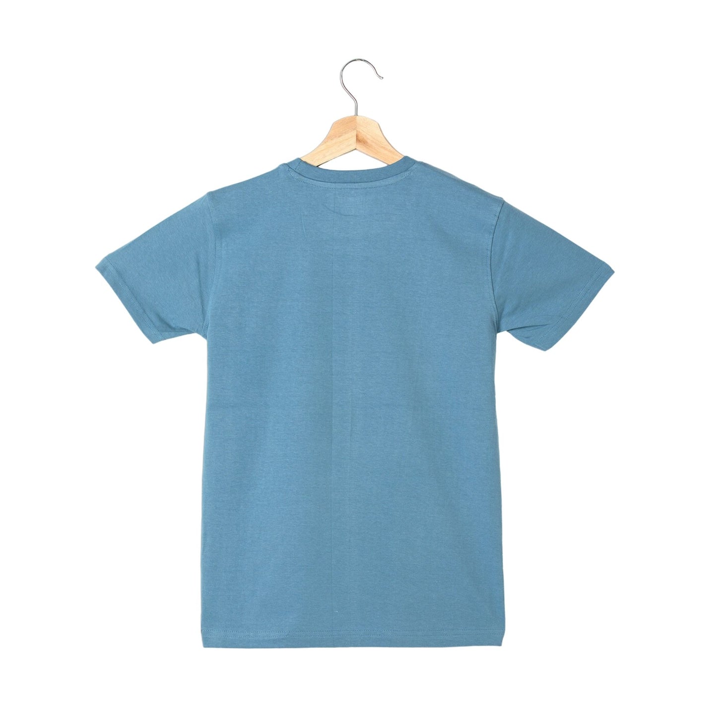 Cactus Print Boys Cotton T-shirt (Blue)