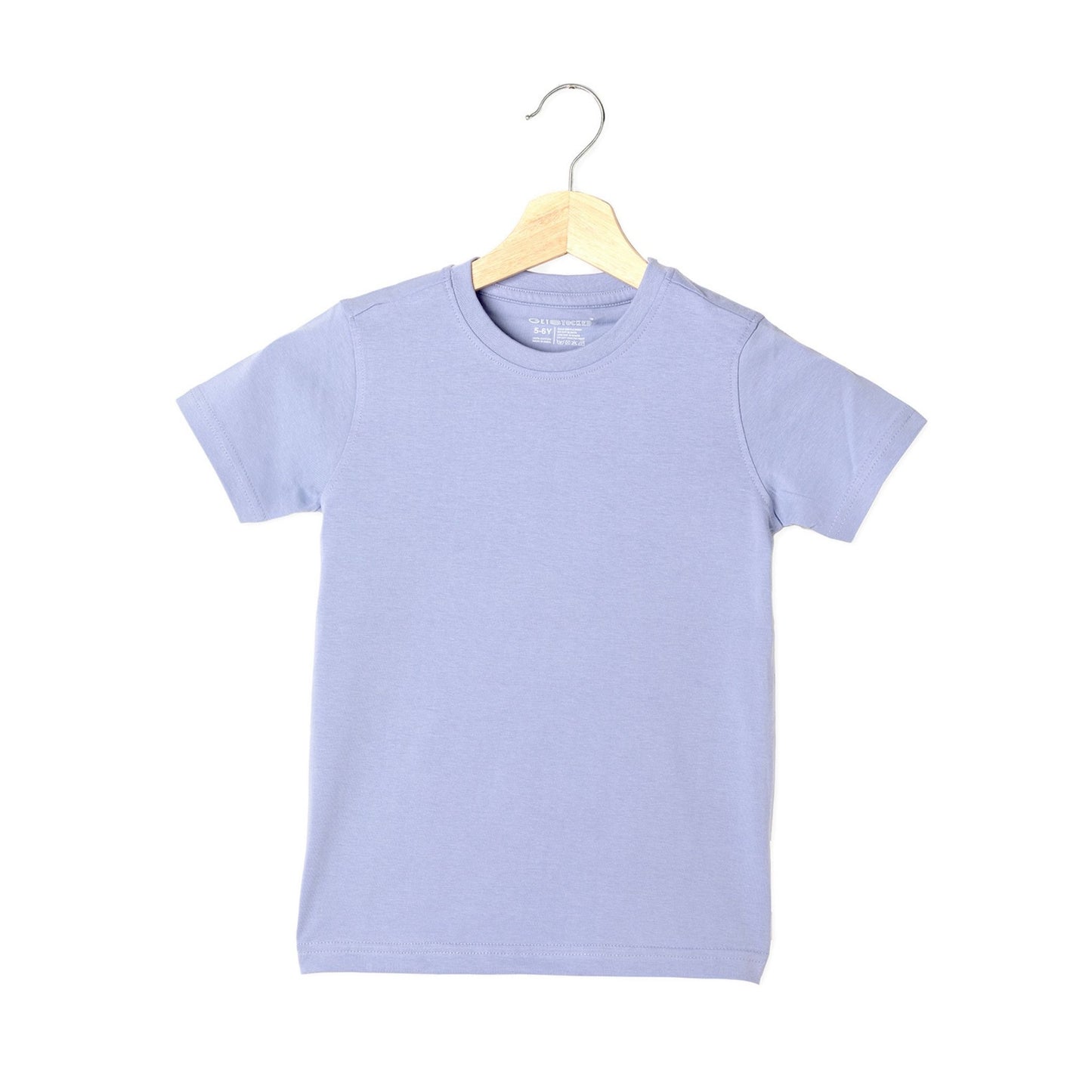 Solid Boys Cotton -T-Shirt (Purple)
