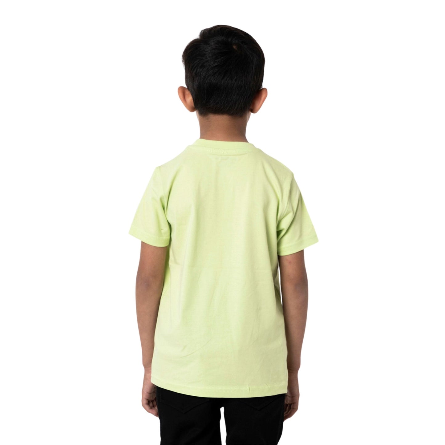 Ice Cream Print Boys Cotton T-Shirt (Green)